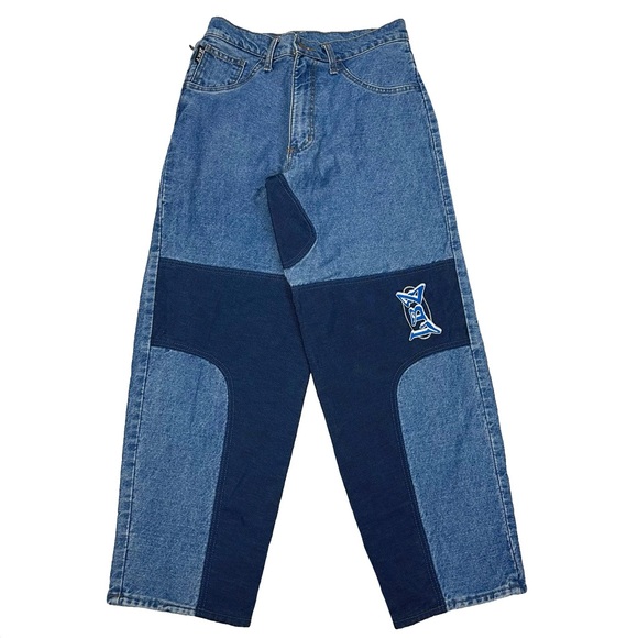 Y2K Baggy Low Waisted Wide Leg Jeans (L)